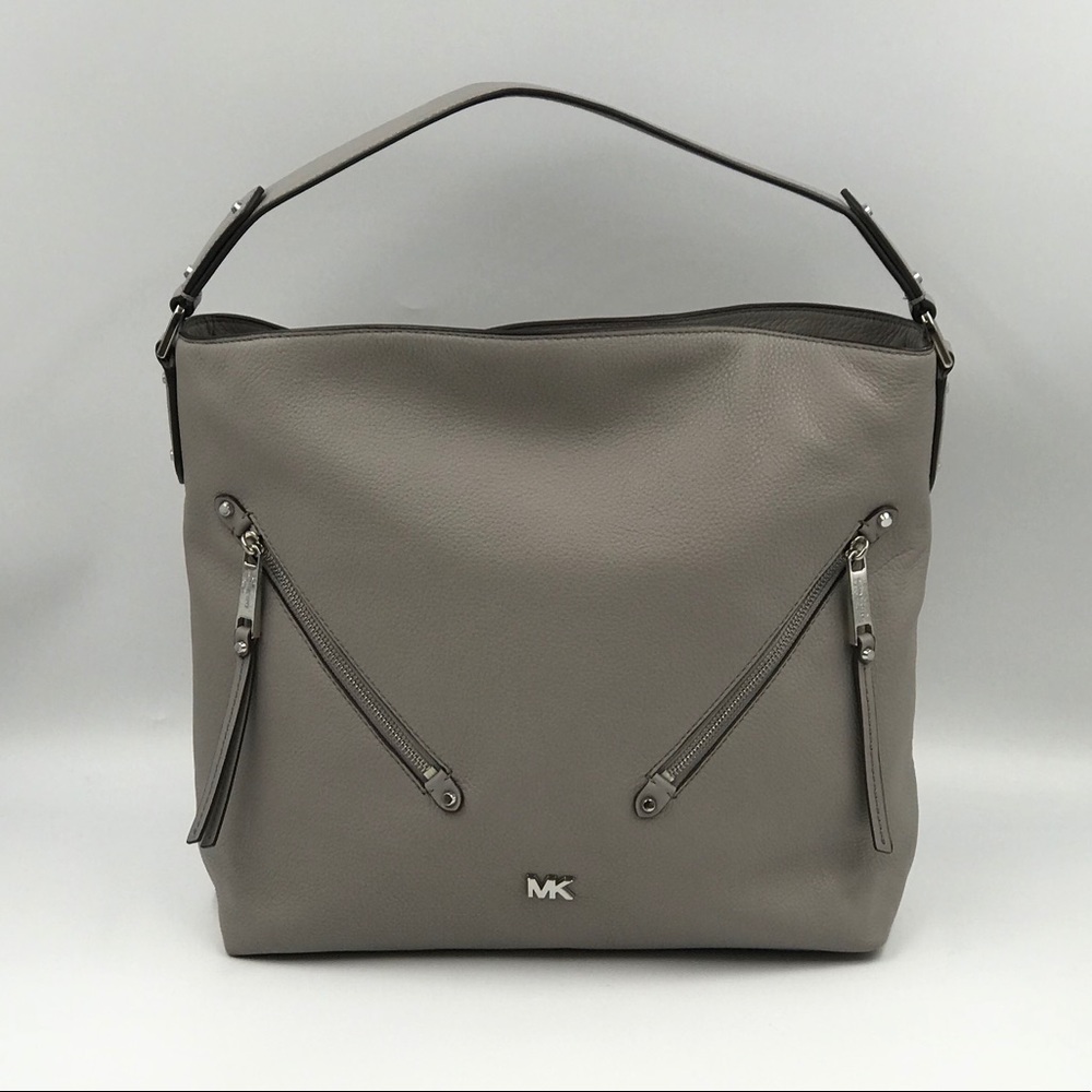 Michael Kors Evie pebbled leather shoulder bag